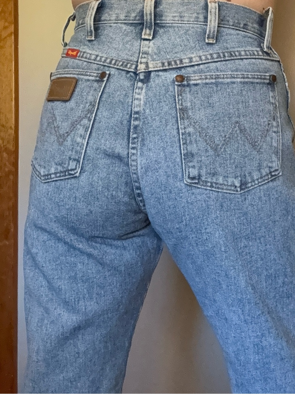 Wrangler Jeans WOMENS 11x32 BLUE Denim Pants Made USA 90s 14MWZZAW Y2K VTG